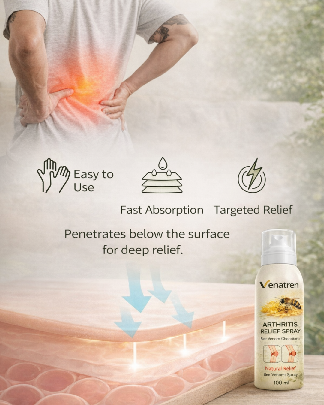 Venatren Bee Venom & Chondroitin Joint Relief Spray