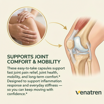 Venatren Bee Venom, Turmeric & Chondroitin Joint Relief Supplement
