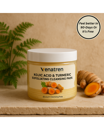 Venatren Kojic Acid & Turmeric Cleansing Pads