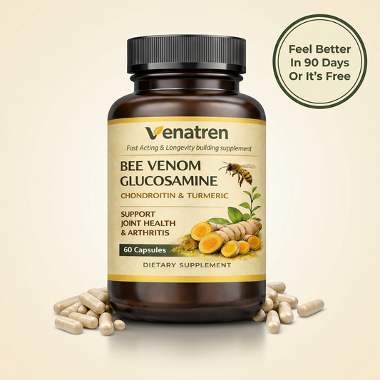 Venatren Bee Venom & Glucosamine 5-in-1 Joint Health Capsules